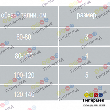 Бандаж послеоперационный К-605 (2-х панельный), размер 5