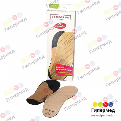 Стельки корригирующие детск. Косолапики, COMFORMA FAMILY 24К, р.22