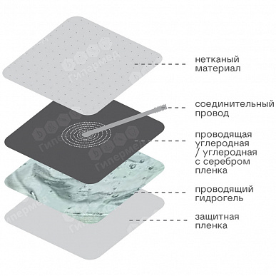 Электрод гидрогелевый для чрескожной электростимуляции R50100C2WC